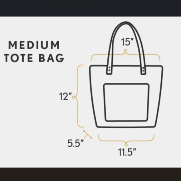 Portland Leather, Medium Zipper Tote Bag, Black Pebbled Leather, BNNU - Picture 9 of 14